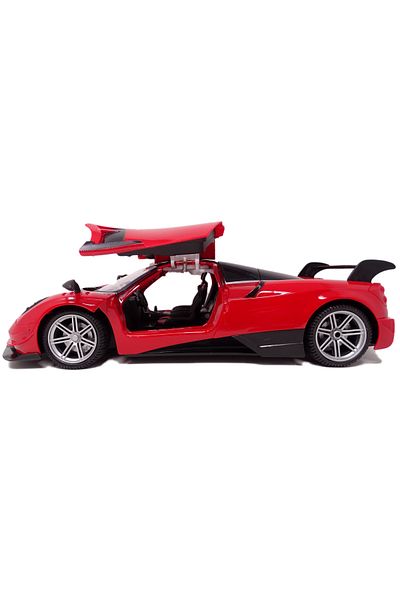 Salamandra Salamandra Kids Car with Remote Control and Moving Doors, Scale 1:12, Red