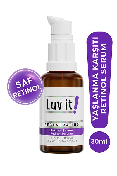 Luv it! Retinol & Niacinamide Skin Serum - and Anti-Aging - Collagen Production Promoter