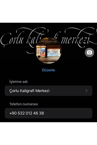 Çorlu Kaligrafi Merkezi Kadife kutulu isim yazılır çini tabak 5