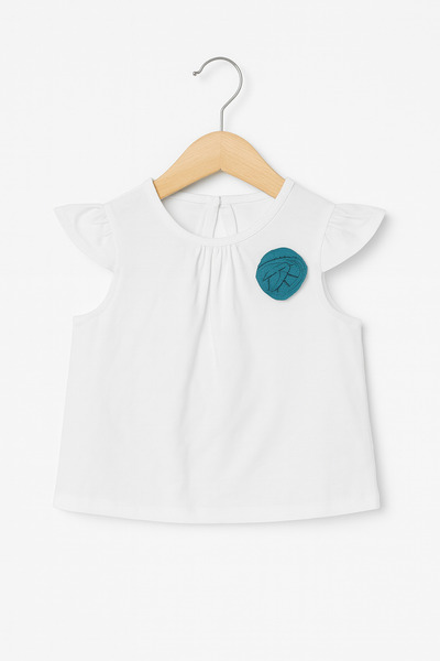 BABİDO Girl's 2-Piece Combination Cotton Buluz Shorts with Skirt