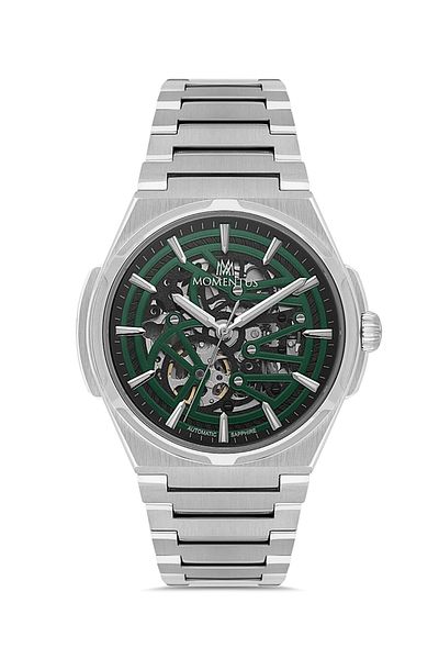 Momentus Tm390S-17Ss Men's Watch 41 mm Case Diameter, Stainless Steel Band, Sapphire Glass