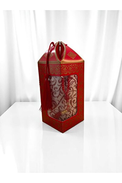 SALVUS Hac Umre Mevlüt Hediyesi Özel Kutulu Seccade Tesbih Seti"