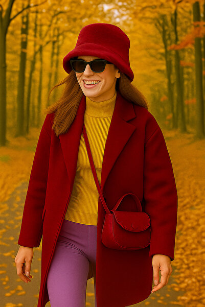 Butik Bucket Model Plush Hat