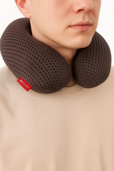 Homedius Viscotherm Visco Sponge Travel Travel Pillow Neck Supporter
