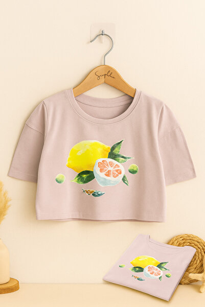 KURGAN TEKSTİL Tricou cu mânecă scurtă cu mânecă scurtă pentru fetiță