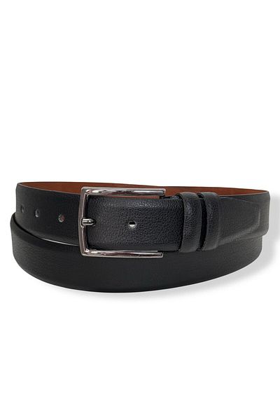 Gesa Men's Faux Leather Classic Belt 3.5 cm