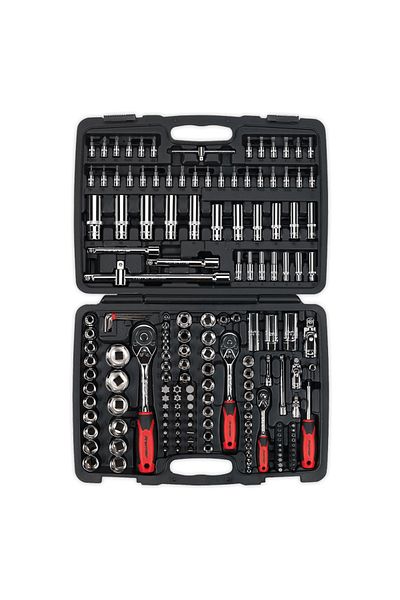 SEALEY Trusa chei tubulare, 1/4", 10 mm 3/8" si 1/2", 172 piese
