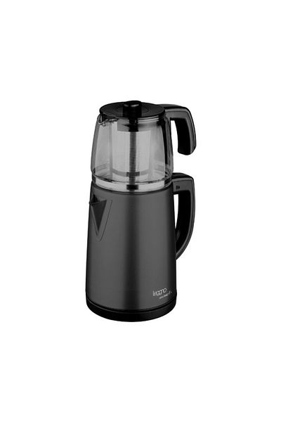 Leggno Black Gourmet Pro Glass Teapot Tea Maker