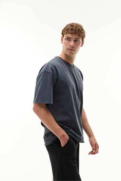 Mudo OVERSIZE BİSİKLET YAKA T-SHIRT