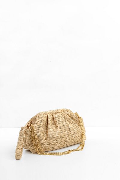 byFOX Fashion Geantă de umăr Scholarship împletită din paie Lățime: 30 cm Lungime: 18 cm Lățime: 7 cm