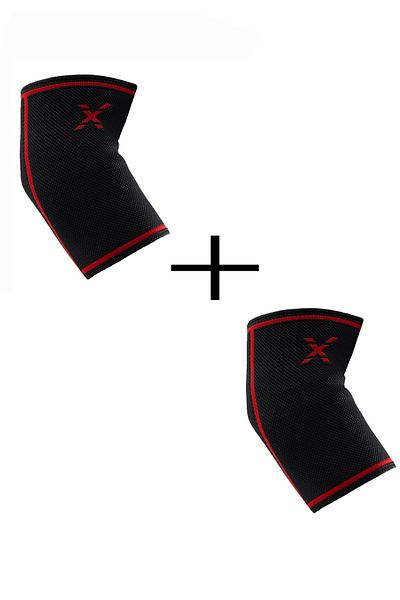 Dex Supports Lasting Energy Elbow Sleeve, Fitness Sports Elbow Brace, Orthopedic Training Elbow Brace, Unisex 2 Pack
