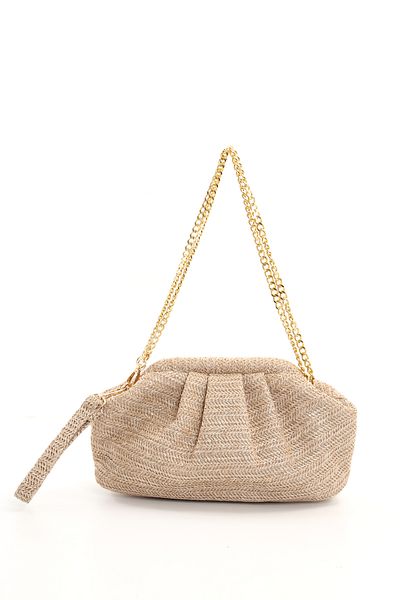 byFOX Fashion Geantă de umăr Scholarship împletită din paie Lățime: 30 cm Lungime: 18 cm Lățime: 7 cm