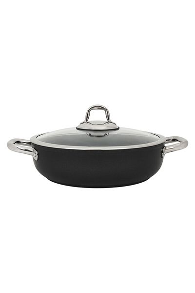 Leggno Master Titanium Shallow Pot 26 cm Black