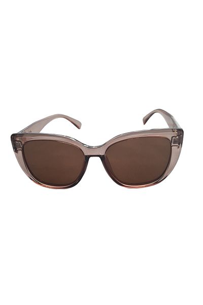 Globalport Retail Ochelari de soare dama, polarizati, UV400, Rama Plastic Rosé Luxe, Lentile Maro