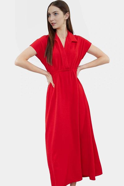 PayBuy Maxi Aerobin Woven a Line Dress Summer Casual Style Trend Design Zarifane