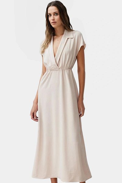 PayBuy Maxi Aerobin Woven a Line Dress Summer Casual Style Trend Design Zarifane