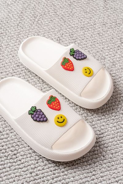 Slipcat Kids Girl's Soelite Fruity Platform Soft Summer Sea Pool Garden Outdoor Slippers