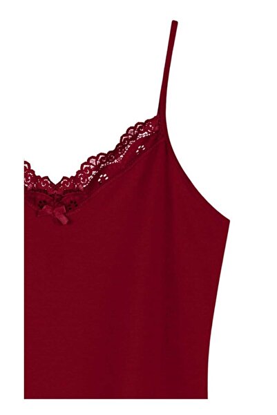 wear treasure Hnx Cotton Collar Lace Thin Strap Women's Undershirt