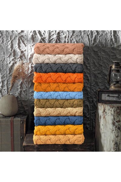 Miespiga Serenita Hair Knitted Knitwear Tv Blanket Throw Sofa Shawl