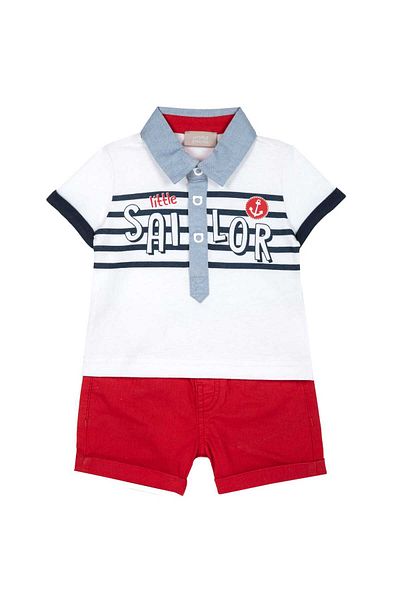 Chicco SET 2: POLO SHORT SLEEVE+SHORT