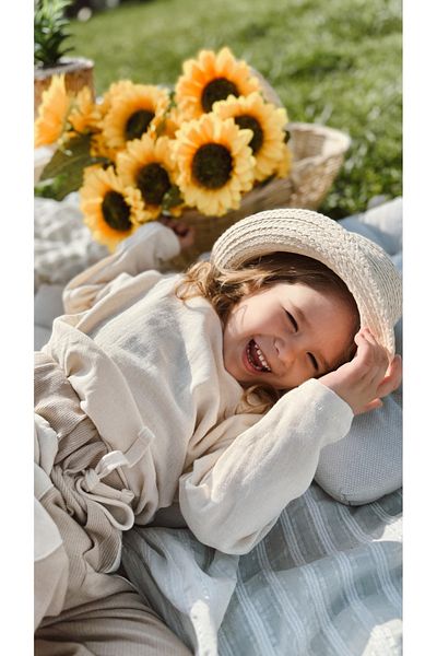 rg kidsstore Unisex Παιδική Μουσελίνα Μπλούζα και Φούτερ Rib