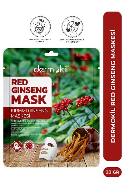 Dermokil Red Ginseng Mask Red Ginseng Mask 20 Gr