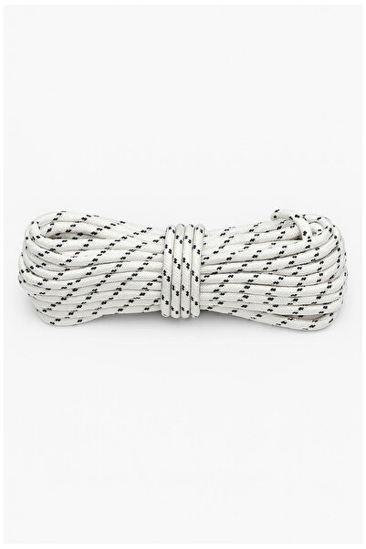 AKARSU HALAT Dayanıklı Çift Örgülü Çok Amaçlı İskota Halat - 50 MT 4MM - iP - Çekme - Bağlama - Kamp - Marin