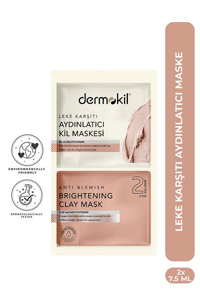 Dermokil Anti-Blemish Brightening Mask 2* 7.5 ml