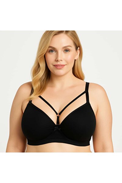wear treasure TELSİZ SÜNGERLİ C CUP İP AKSESURLI SÜTYEN