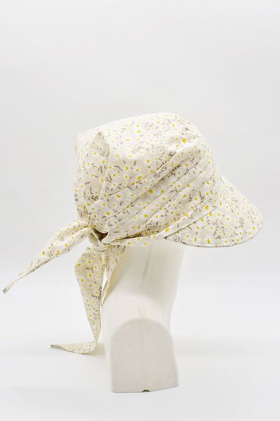 Külah Women's Safari Tie-Up Scarf with Brim Bandana Beach Hat