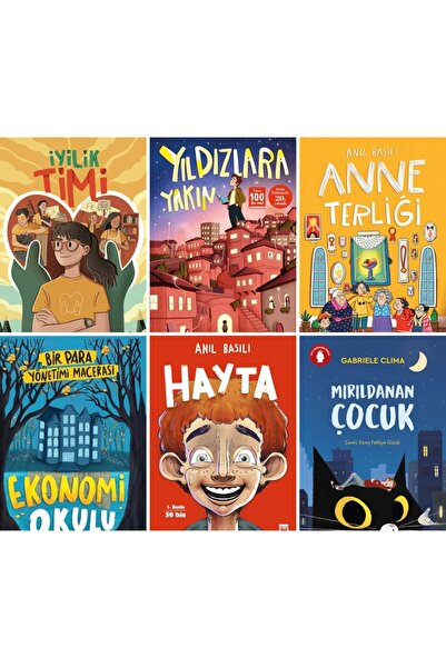 Genç Timaş İlk Geç Timaş 6 Kitap Set Yıldızlara Yakın Anne Terliği Iyilik Tim...