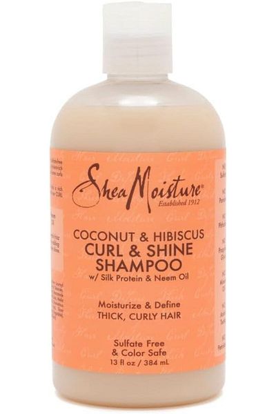 Shea Moisture Shea-coconut & Hibiscus Curl Shine Shampoo 13oz