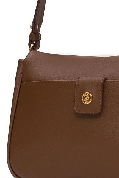 U.S. Polo Assn. A.Brown Geantă Messenger pentru femei Us25601