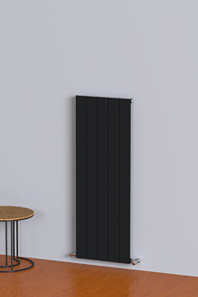 Aeon Radyatör Hestia Alüminyum Radyatör Dikey 125 X 45 Siyah 5 Dilim