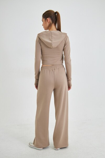 The Champ Clothing Γυναικείο υφασμάτινο παντελόνι με φαρδύ πόδι