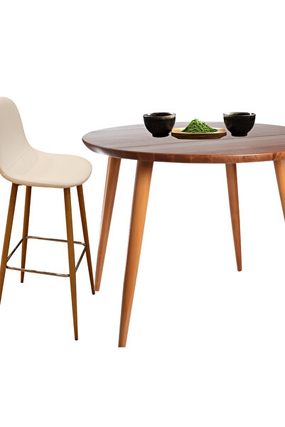 HAMADEX 65 Cm Konik Ahşap Masa Mobilya Ayağı 1 Adet Ayak+ Aparat Ham