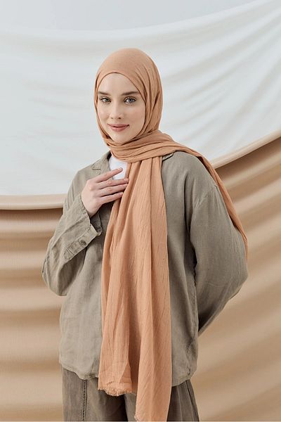 Modakaşmir Μπαμπού Σάλι Sand Beige