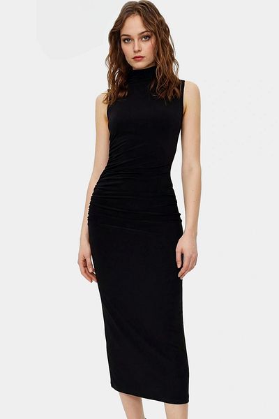 PayBuy Maxi Dress Bodycon Mold Knitted Fabric Daily Casual Style Trend Design Long Lasting Comfortable Use