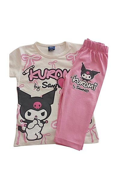 Arya Nisa Kids Girl's Kuromi Capri Leggings Set