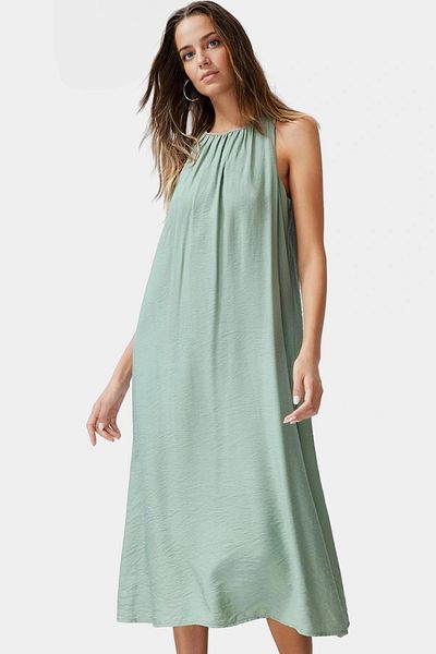 PayBuy Stylish Aerobin Woven Midi Dress Comfortable Casual Summer Special Design Quality Craftsmanship