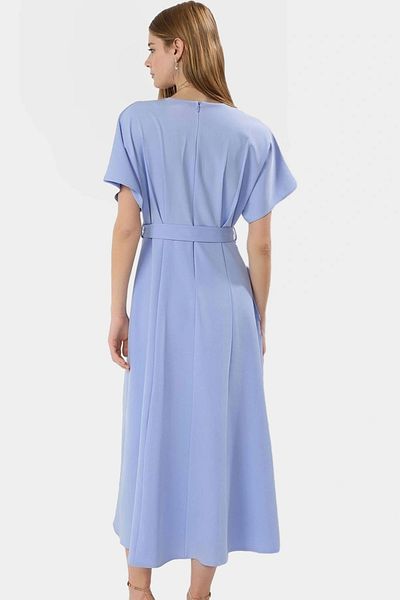 PayBuy A Line Midi Dress Bat Sleeve Polyester Fabric for Daily Style Use