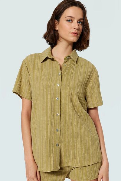 PayBuy Summer Linen Blended Oversize Shirt Shorts Set Casual Beach Combination and Stylish Elegantane Design