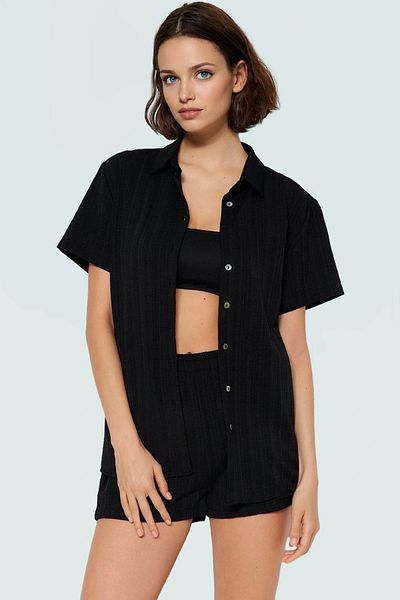 PayBuy Summer Linen Blended Oversize Shirt Shorts Set Casual Beach Combination and Stylish Elegantane Design