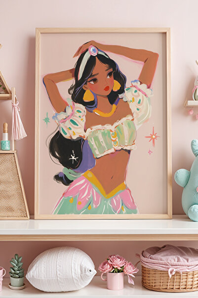 HİGUERA Θέμα Princess - Lovely Princess Girl Παιδικό Δωμάτιο με εξωτική στολή...