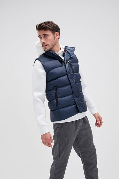 Bad Bear Fisher Men's Navy Blue Vest