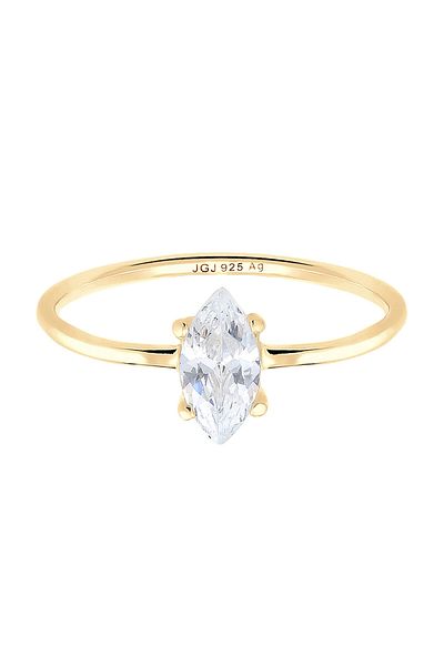 ELLI Ring Marquise Zirconia Minimal 925 Sterling Silver