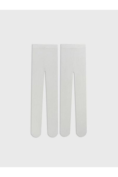 LC Waikiki Basic Baby Girl Pantyhose 2 Pack (S5)
