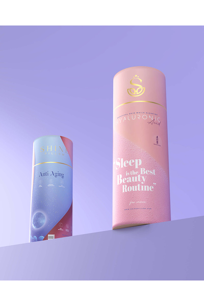 Shine Pillow 2'li Set - Güzellik Yastığı Ortopedik Kırışıklık Önleyici Patent...