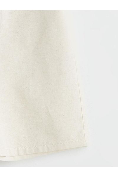 LC Waikiki Elastic Waist Linen Blend Boy's Shorts (S5)