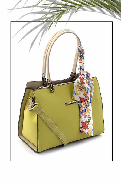 Bambi حقيبة كتف نسائية خضراء C 06376430804